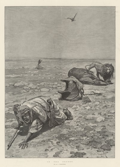 In the Desert by Richard Caton Woodville junior